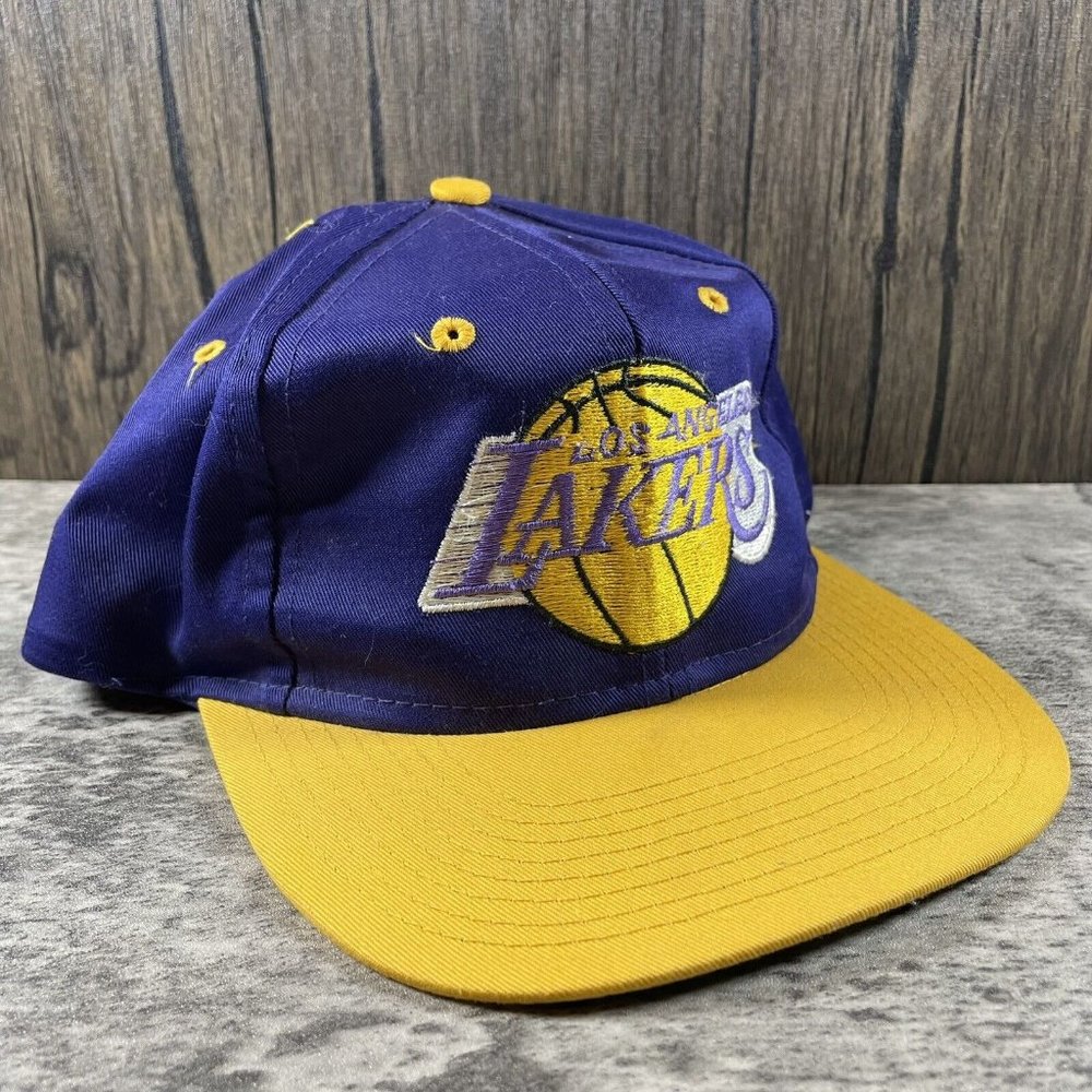 Vintage C Competitor LOS ANGELES LAKERS Adjustable Snap Back Cap - Picture 1 of 9